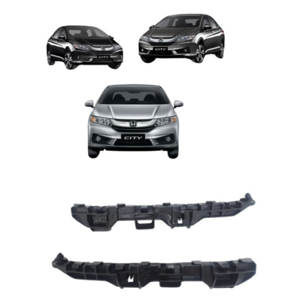 Guia Esquerdo Parachoque Dianteiro Honda City 2015 A 2021
