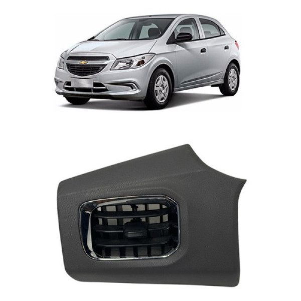 Difusor Ar Condicionado Onix Cinza Claro 2013 A 2019 