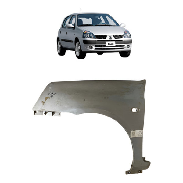 Paralama Renault Clio 2004 2005 2006 2007 A 2011 Esquerdo
