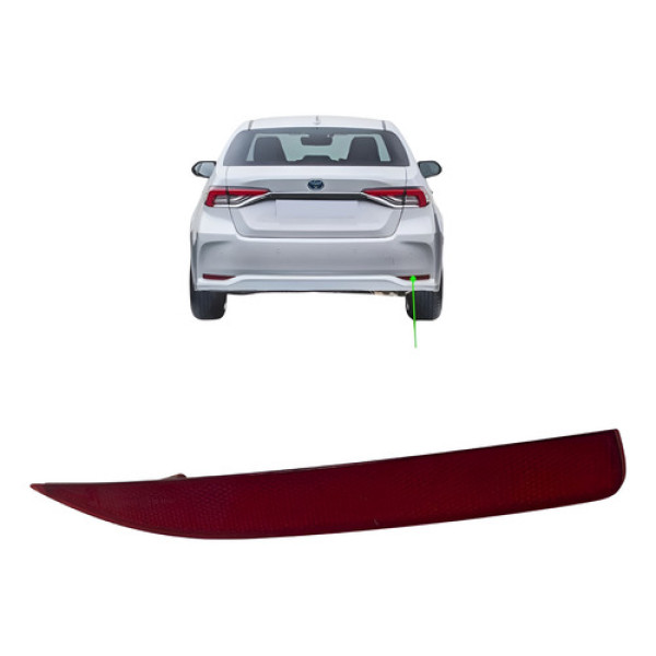 Refletor Parachoque Corolla 21 22 23 24 25 Original Direito